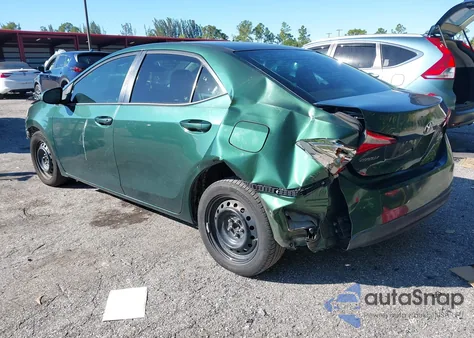 2016 Toyota Corolla Le z USA, uszkodzony, nr VIN 2T1BURHE2GC601184